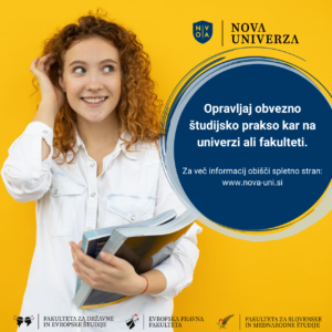 [RAZPIS] Opravljanje obvezne študijske prakse na Fakulteti za slovenske in mednarodne študije Nove univerze