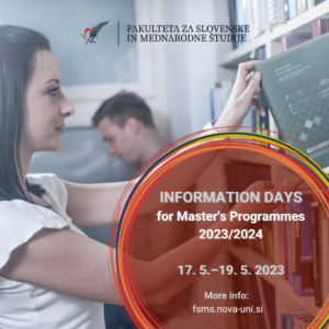 [INFORMATION DAYS] for Master’s Programmes 2023/2024